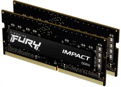 KINGSTON 32GB 3200MHz DDR4 CL20 SODIMM Kit of 2 FURY Impact, &amp;quot;KF432S20IBK2/32&amp;quot; foto