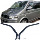 Deflector de vant, protectie &icirc;mpotriva ploii, protectie &icirc;mpotriva vantului, negru fum pentru VW Bus T5 T6 din 03 Performance AutoTuning