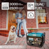 Generator pe gaz benzina Konner Sohnen KS 3000G