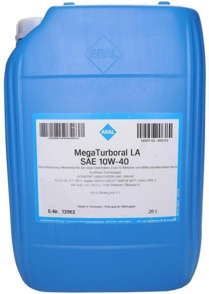 Ulei Motor Aral Mega Turboral LA 10W-40 20L 15AB01