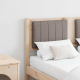 VidaXL Tăblie tapițată Maro 120 cm Lemn de pin masiv și stofă 879077