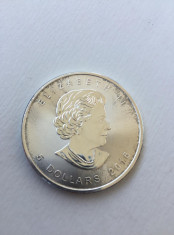 5 Dollar 2016 Canada Argint 0.999 Gr: 31.10 foto