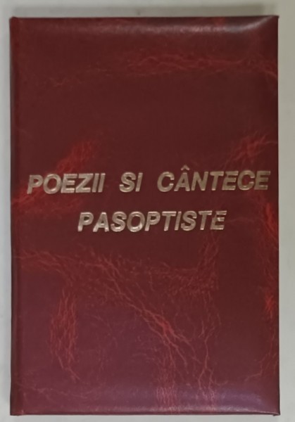 POEZII SI CANTECE PASOPTISTE , 1998