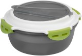Caserola pentru pranz MagicHome rotunda, cu tacam, 1200 ml