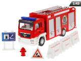 Model 1:64, Camion De Pompieri Rmz City + Accesorii A11361WS, Carmotion