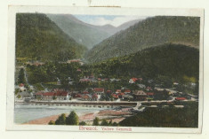 cp Brezoi (Valcea) : vedere generala - circulata,timbre, 1924 foto