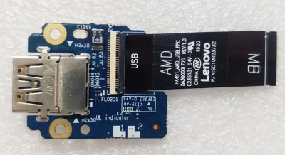 Placa USB pentru Lenovo t14s X13 NS-C791 + cablu de conexiune sc10r23732 foto