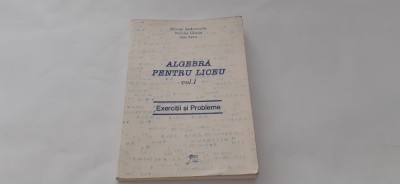 ALGEBRA PENTRU LICEU EXERCITII SI PROBLEME MARIAN ANDRONACHE /NICULAE GHICIU foto