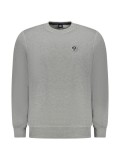 Cumpara ieftin Bluza casual barbati, cu mini logo brodat, Regular fit, Gri (Marime: L)