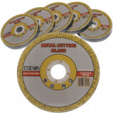 Set 100x Disc universal de taiat metale, diametru 125 mm