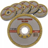 Cumpara ieftin Set 100x Disc universal de taiat metale, diametru 125 mm, grosime 1 mm