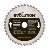 Cumpara ieftin Disc pentru fierastrau circular, taiere lemn Evolution GW255TCT-40, O255x25.4 mm, 40 dinti