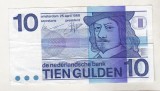 Bnk bn Olanda 10 Guldeni 1968 circulata