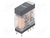 Releu electromagnetic, DPDT, 24V DC, 5A, seria RXG, SCHNEIDER ELECTRIC - RXG23BD