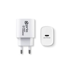 Incarcator Retea Prio 20W Cu USB C Alb