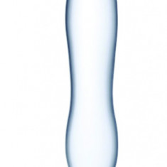 Dildo Round Tip, Sticla Premium, Transparent, 17 cm, Passion Labs, Glass Series