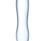 Dildo Round Tip, Sticla Premium, Transparent, 17 cm, Passion Labs, Glass Series