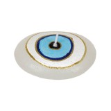 Lumanare decorativa Ochi Albastru, 3D, 7.5x6 cm, ATU-082659, Oem