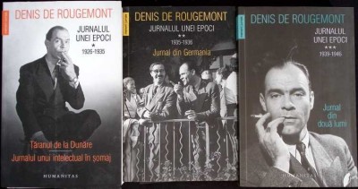 JURNALUL UNEI EPOCI VOL.1-3-DENIS DE ROUGEMONT-276112 foto