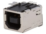 Soclu USB B pentru Placă PCB SMT 4 Pini Orizontal, TE Connectivity