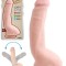 Dildo mare Carnal Pleasure 23cm - Dildo realist cu ventuza si testicule