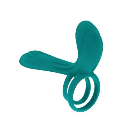Inele vibratoare - Xocoon Inel de Penis Vibrator pentru Cupluri Penetrare Mai Groasa si Vibratii pe Clitoris foto