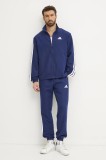 adidas trening M 3S WV TT TS barbati, culoarea albastru marin, JC5391