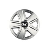 Set 4 capace roti Cu Inel Cromat Esprit R14 pentru gama auto Hyundai, Autohelix MSA