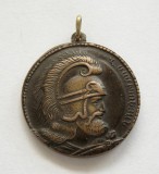 u318 ARMENIA Vartan Mamigonian Mamikonian MEDALIA PENTRU VITEJIE bronz 28mm STARE FOARTE FRUMOASA