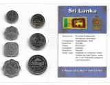 SRI LANKA - Set Complet Monede - UNC Sigilate