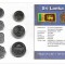 SRI LANKA - Set Complet Monede - UNC Sigilate