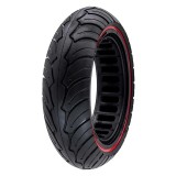 Anvelopă solidă ultra ușoară Ewheel 9,5x2,5 roșie pentru NIU