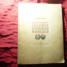 N.Cartojan- Ist.Literaturii Romane Vechi - vol.I 1940 , 96 pag ,format 32,5x24cm