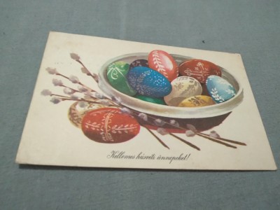 CARTE POSTALA - FELICITARE PASTI CIRCULATA foto