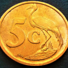 Moneda 5 CENTI - AFRICA de SUD, anul 2007 *cod 2732 B = SUID AFRIKA