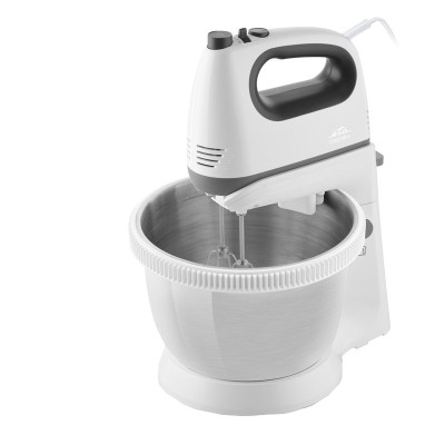 Mixer de mana cu bol ETA Crema II 2052 90000, 400 W, 3.4 L, 5 viteze, functie Turbo, alb foto