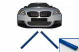 Set Ornamente V-Brace Insertie pentru Grile Centrale Bara Fata compatibil cu BMW Seria 1 2 3 4 5 6 7 Albastru FTRBMB