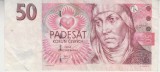 B11 - Bancnota foarte veche - Cehia - 50 coroane - 1997