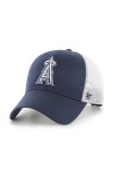 47 brand sapca MLB LA Angels culoarea albastru marin, cu imprimeu, B-BLMSH04GWP-NY