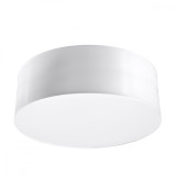 Lustră De Tavan Arena Alb Pvc 1 Bec Rotund Minimalist De Interior