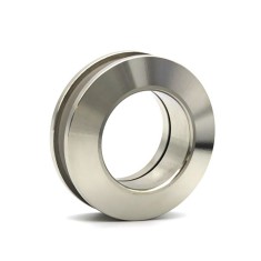 Maner usa culisanta, tip scoica cu diametru 48 mm, material inox, finisaj satinat