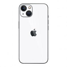 Set Folii Skin Acoperire 360 Compatibile cu Apple iPhone 13 Mini - ApcGsm Wraps Skin Color White Matt