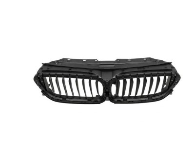 Grila radiator BMW Seria 5 (G30/G31), 05.2017-, fata, negru/negru; intern foto
