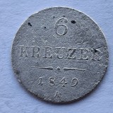 Austria 6 kreuzer 1649 A / Viena argint Joseph l