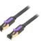 Patch Cord Cat 7 Negru 1,5m Ecranat