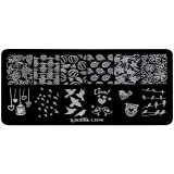 Matrita Metalica Stampila Unghii LUXORISE, Let&amp;apos;s Dance