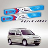 Cumpara ieftin Ștergătoare Citro&euml;n Berlingo Gen I Facelift (M59) MPV 2002-2011 | Set Față Flat Premium &ndash; TeamCar&reg;