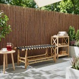vidaXL Bancă de grădină 110 x 38 x 40 cm Bambus natural Dreptunghiular 42028074