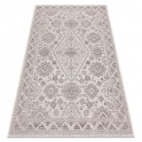 Covor COLOR 19521260 SISAL ornament, cadru bej, 200x290 cm, Dreptunghi