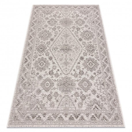 Covor COLOR 19521260 SISAL ornament, cadru bej, 120x170 cm